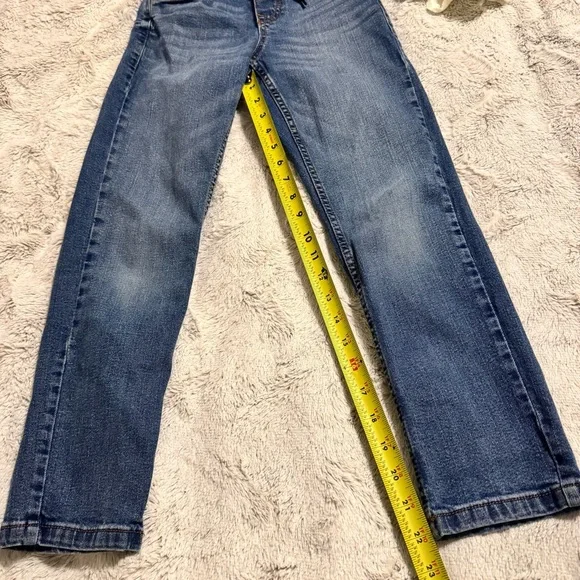 Calvin Klein Boys' Slim Straight Stretch Drawstring Denim Jeans Sz 8 - Picture 7 of 8